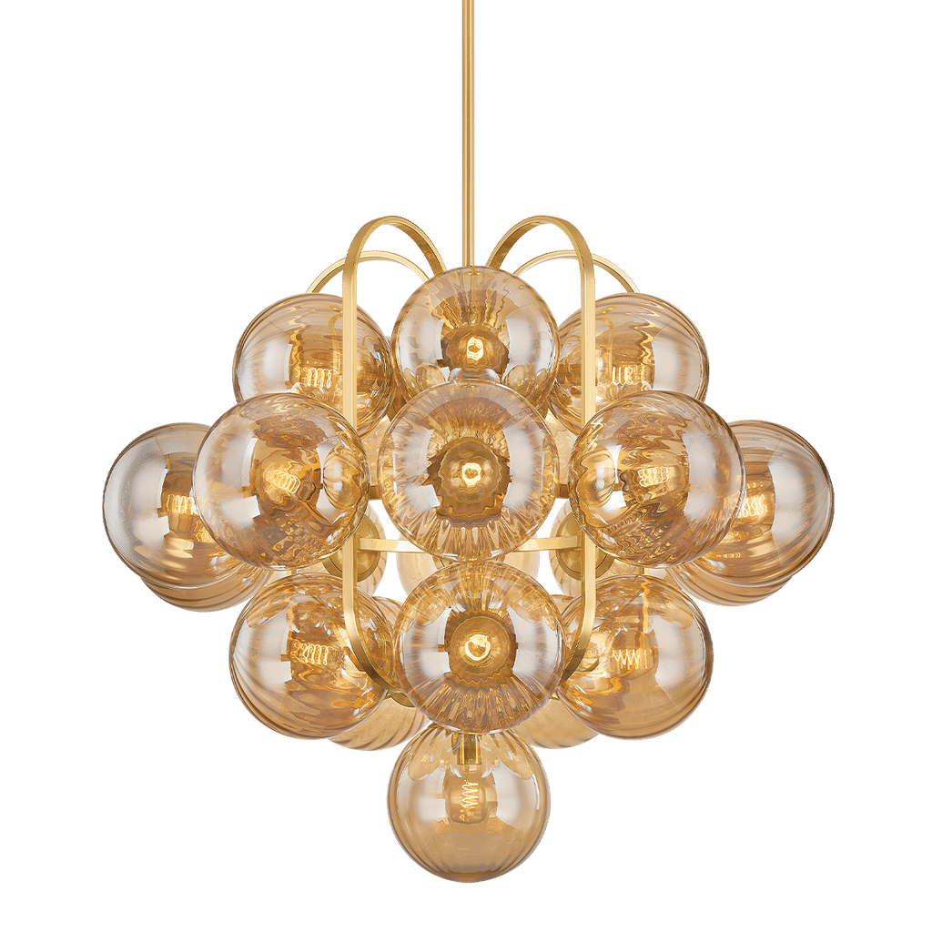 Cronus Chandelier 44.5" X 42.25", Vintage Polished Brass
