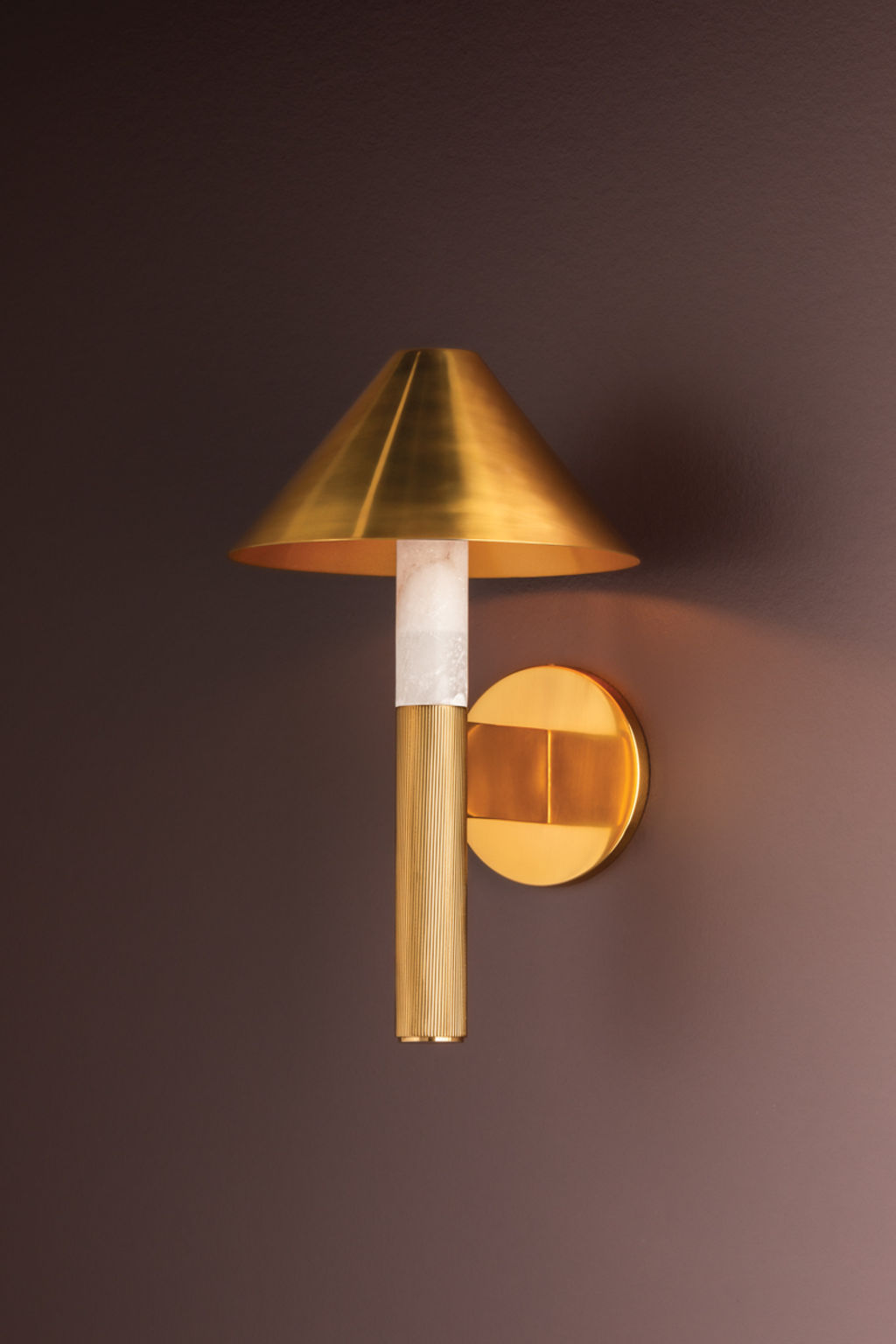 Altona Wall Sconce 10" X 16.75", Vintage Brass