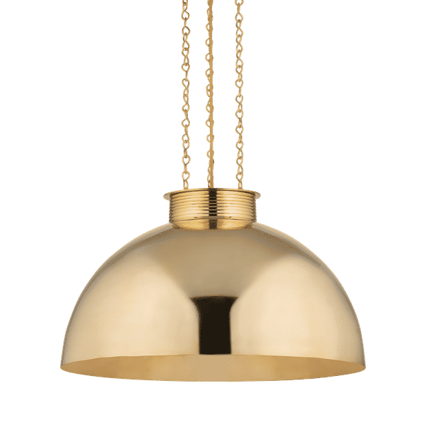 Perseus Pendant 30" X 18.75", Vintage Brass