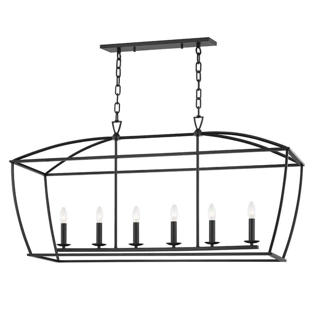 Bailey Linear Lantern, Aged Iron