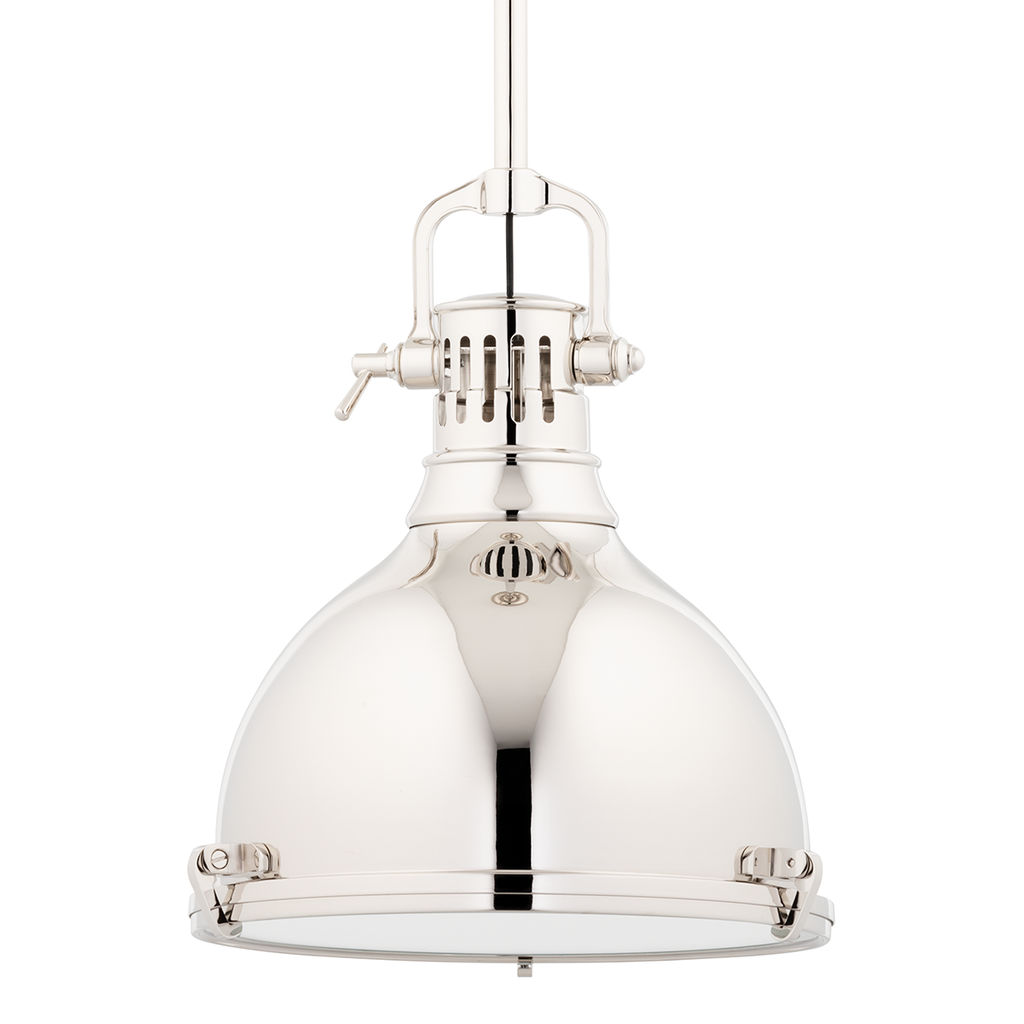 Preview image for Pelham 1 Light Pendant, Polished Nickel