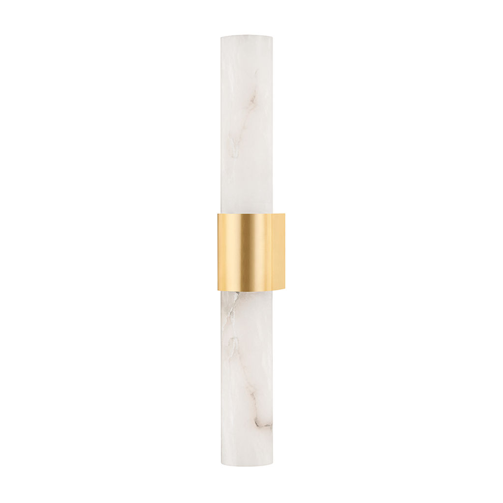 Ellington 2 Light Bath And Vanity, Aged Brass