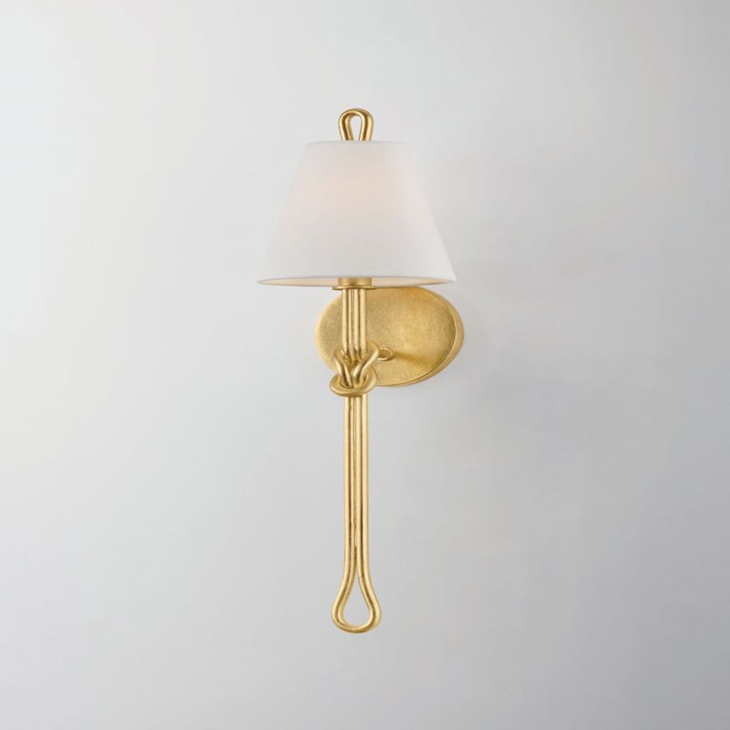 Alburgh Wall Sconce 6.75" X 24.5", Vintage Gold Leaf
