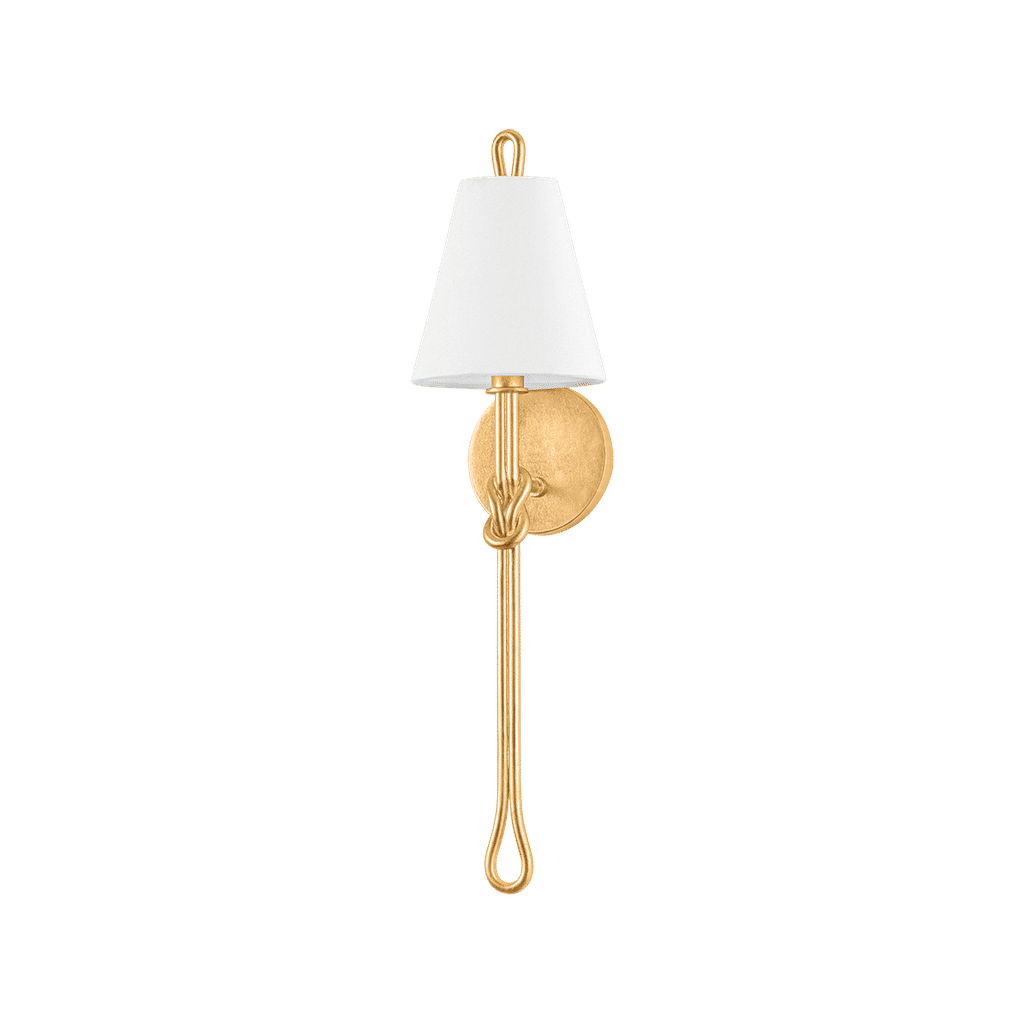 Alburgh Wall Sconce 6.75" X 24.5", Vintage Gold Leaf