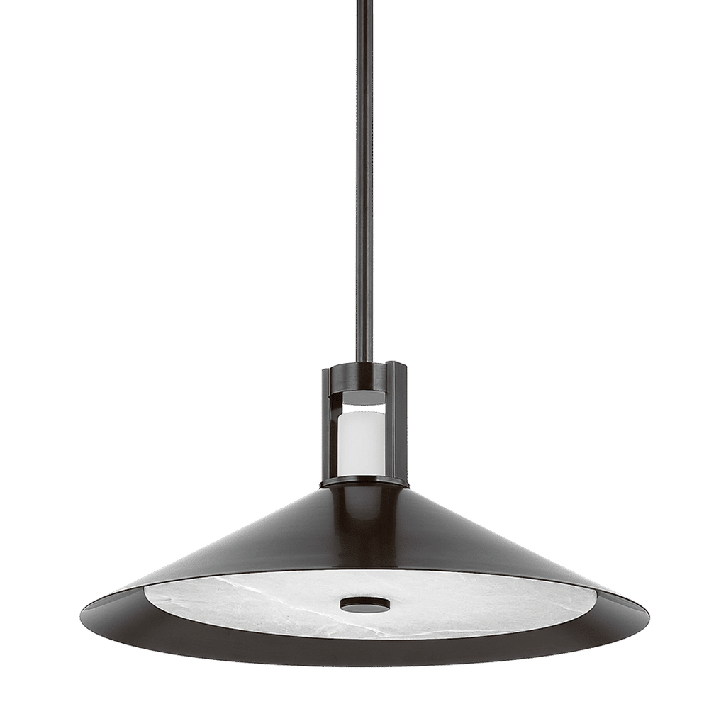 Clermont Pendant 20" X 9.25", Distressed Bronze