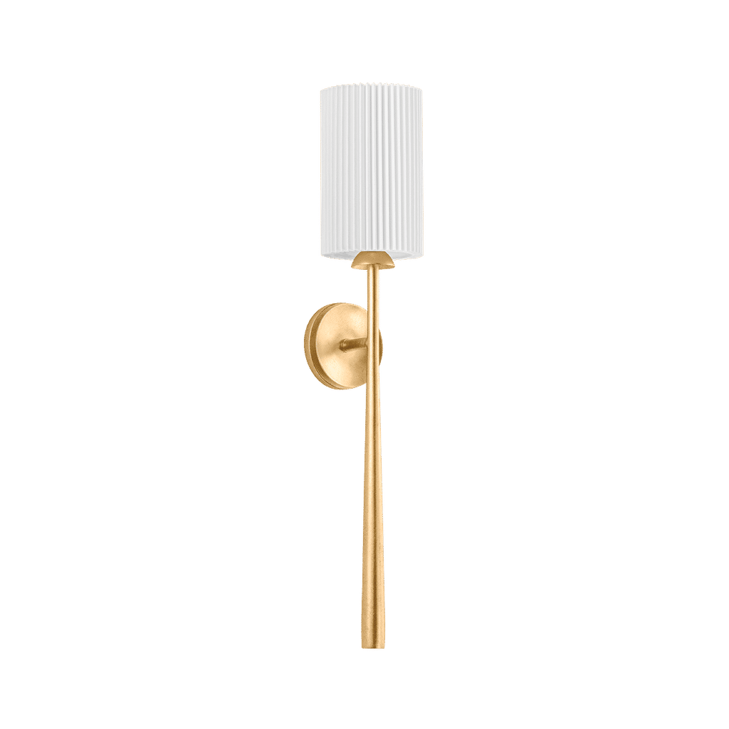 Sterling Wall Sconce 5.5" X 30", Vintage Gold Leaf