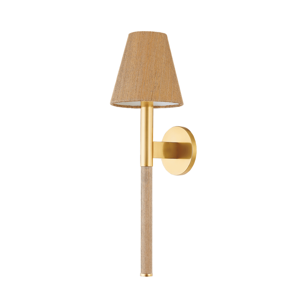 Lindenwood Wall Sconce 6.75" X 22", Aged Brass