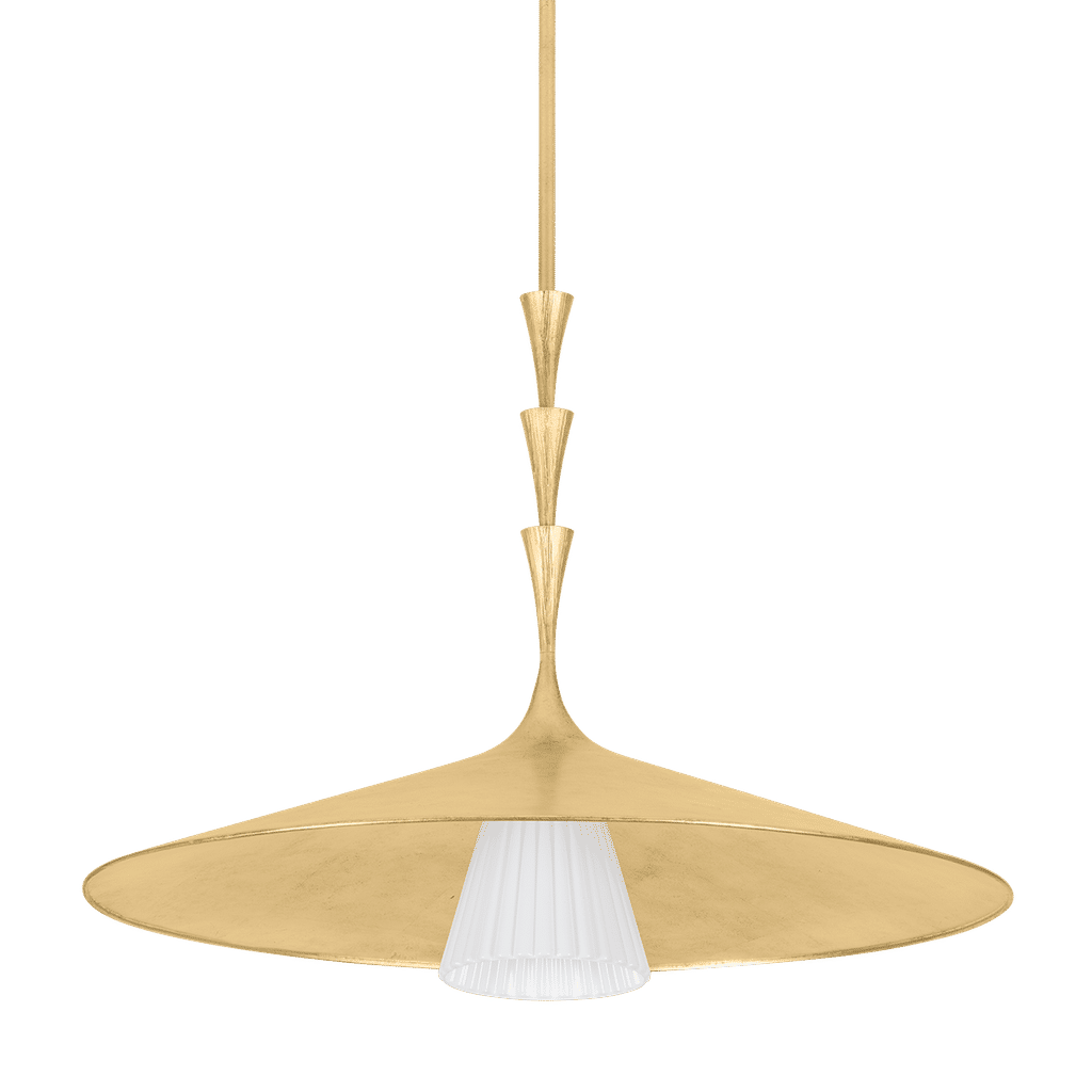 Preview image for Vails Gate Pendant 34" X 25.75", Vintage Gold Leaf