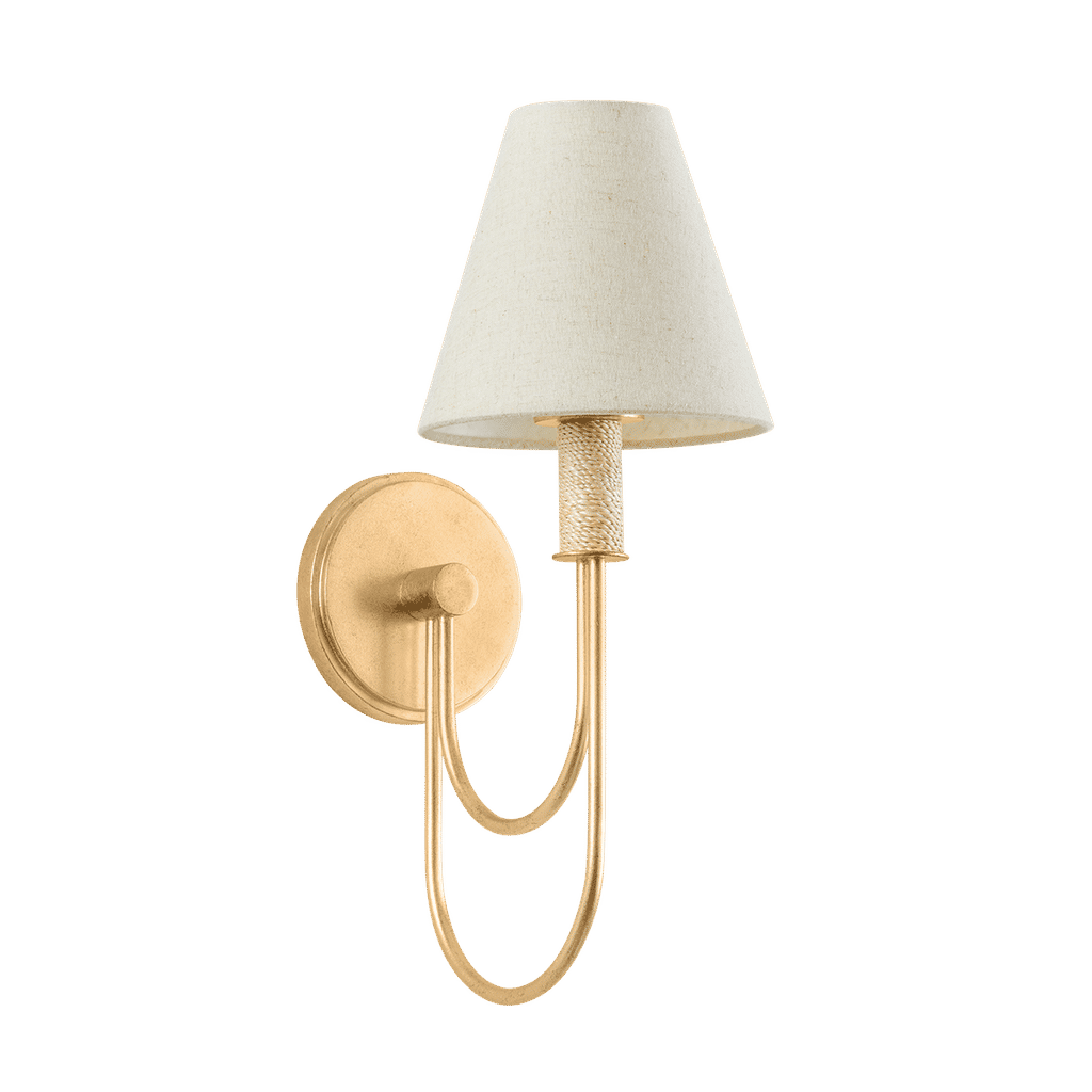 Warrensburg Wall Sconce 6.5" X 16.25", Vintage Gold Leaf