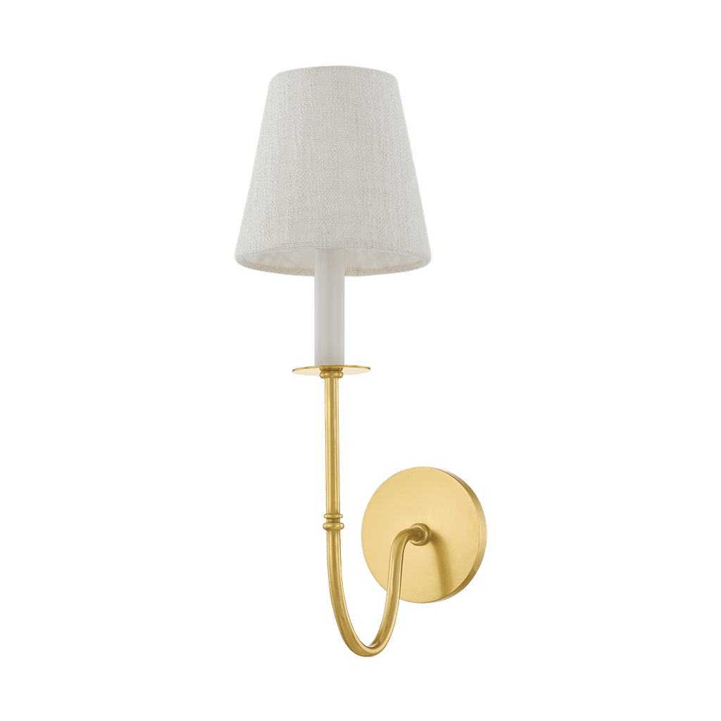 Preview image for Amina Wall Sconce 6.25" X 18.75", Aged Brass