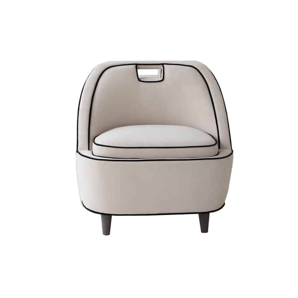 Preview image for Ebony Club Chair Ivory