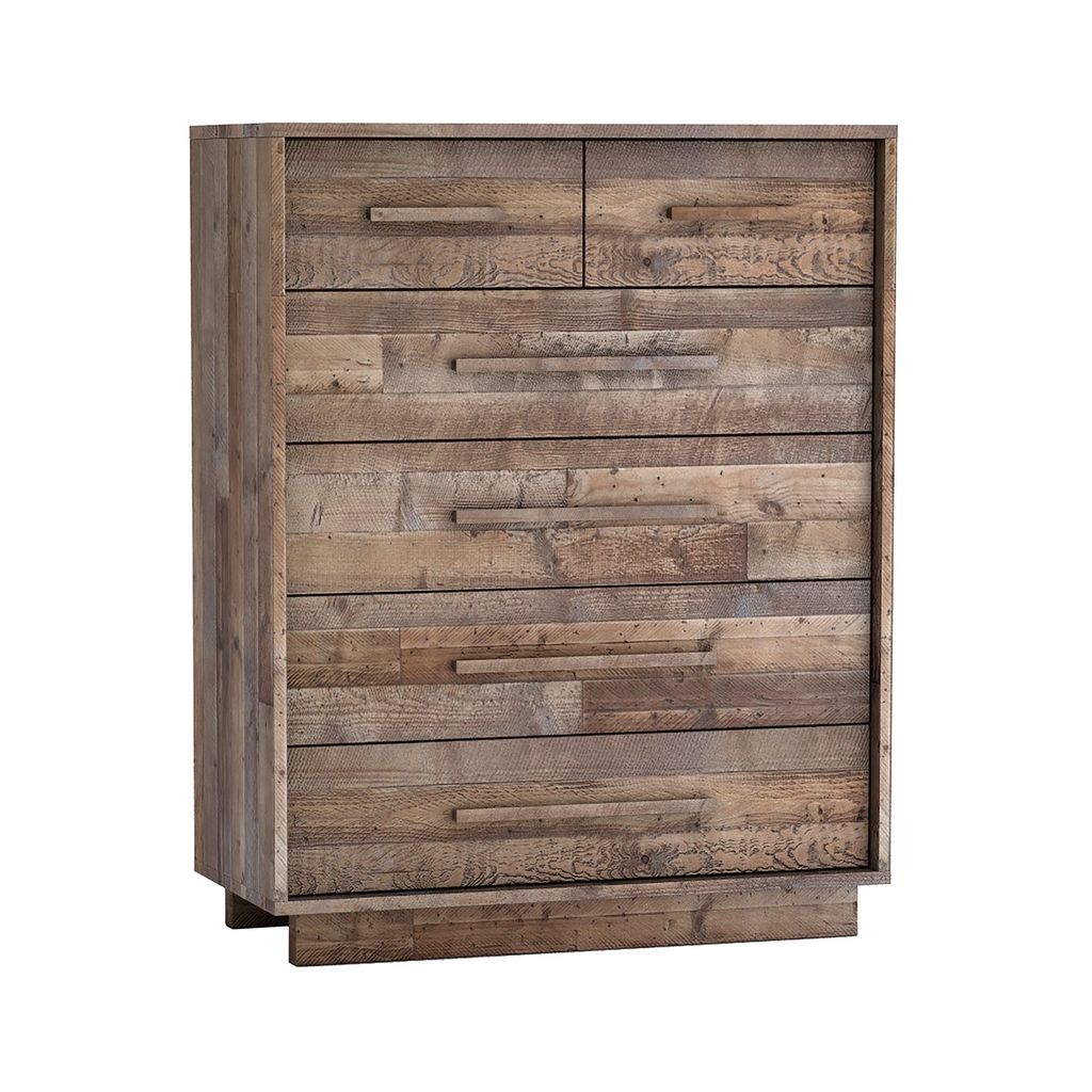 Nevada 6 Drawer Chest Dark Driftwood