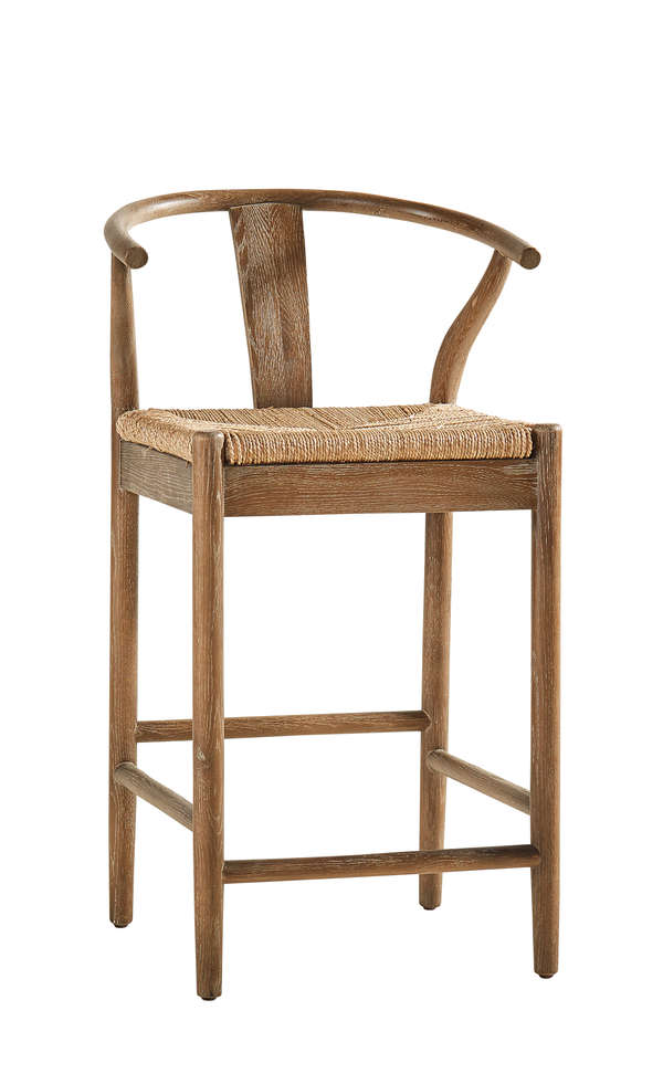 Broomstick Counter Stool- Brown