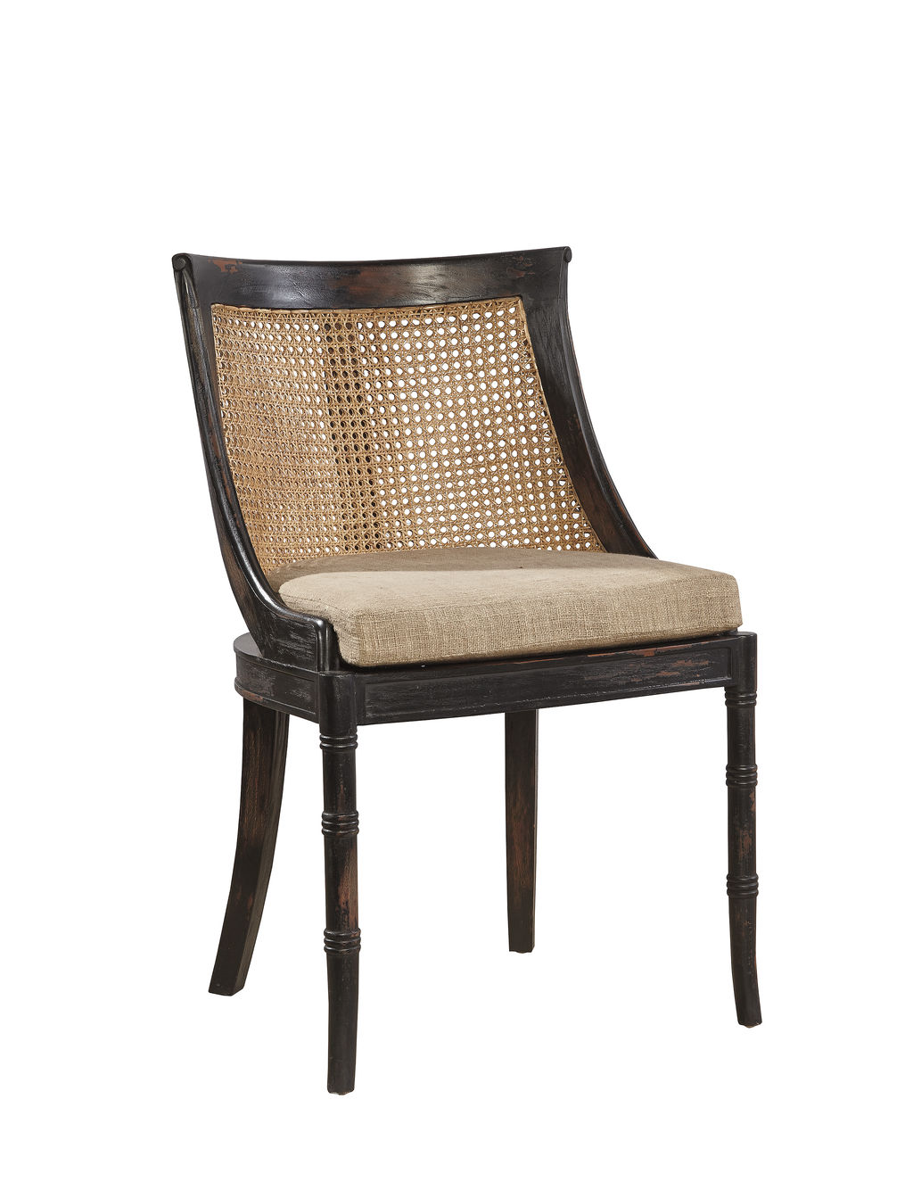 Preview image for Furniture Classics Spoonback Side Chair Black