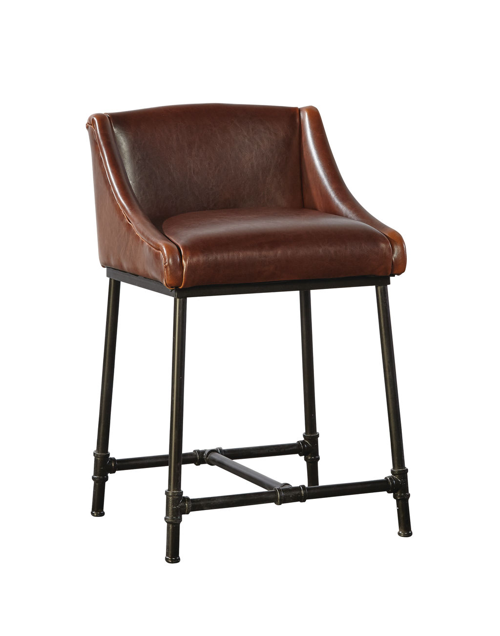Iron Pipe Counter Stool