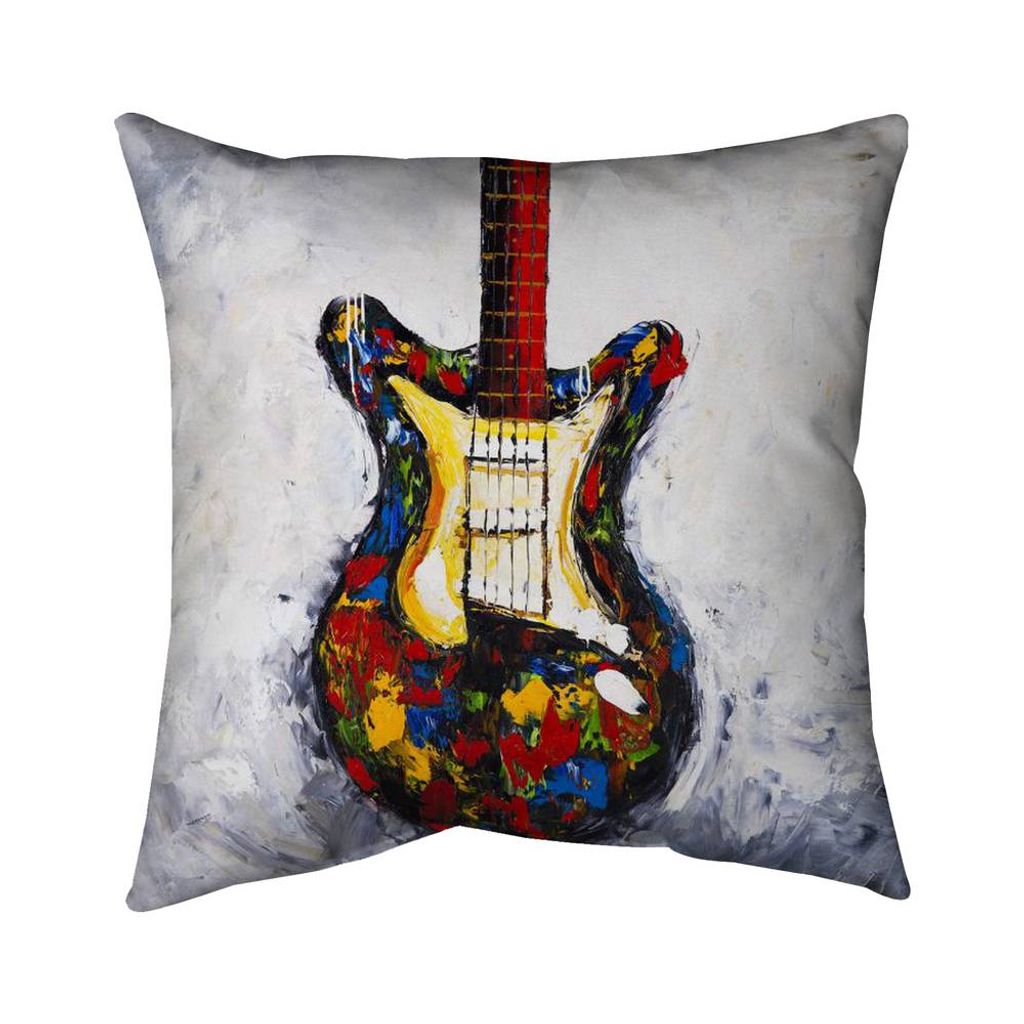 Colorful Guitar | Inside Pillow 26" X 26"