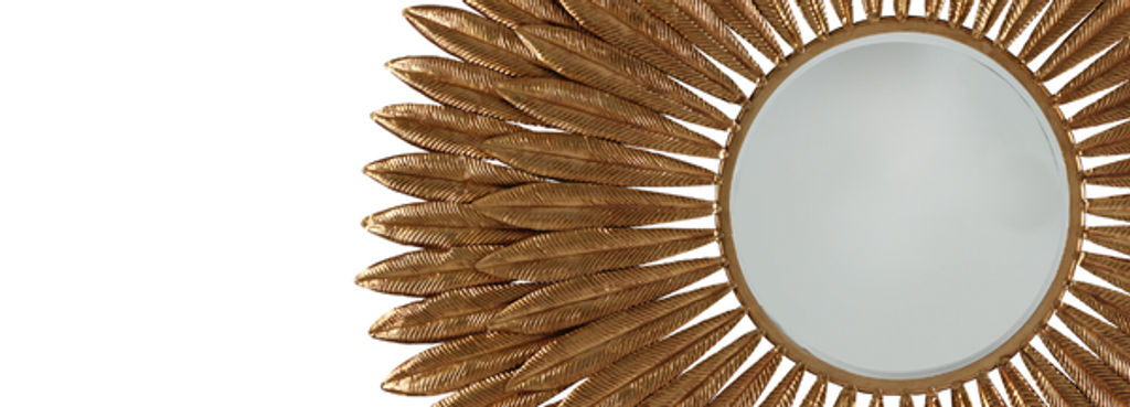 Wren Feather Mirror