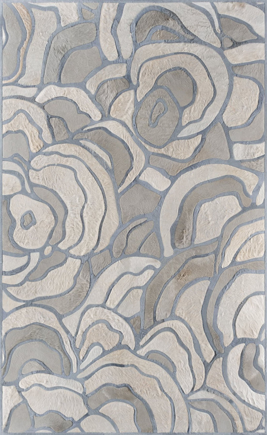 Kyle Bunting Bloom Hide Rug 13' X 8'