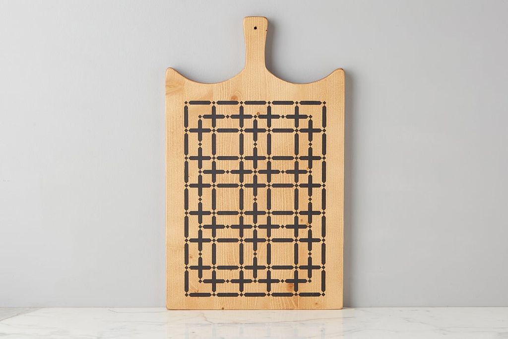 Preview image for Cococozy Plaid Serving Board, Large