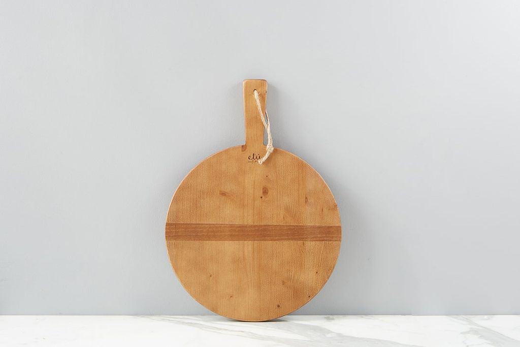 Preview image for Round Pine Charcuterie Board, Small