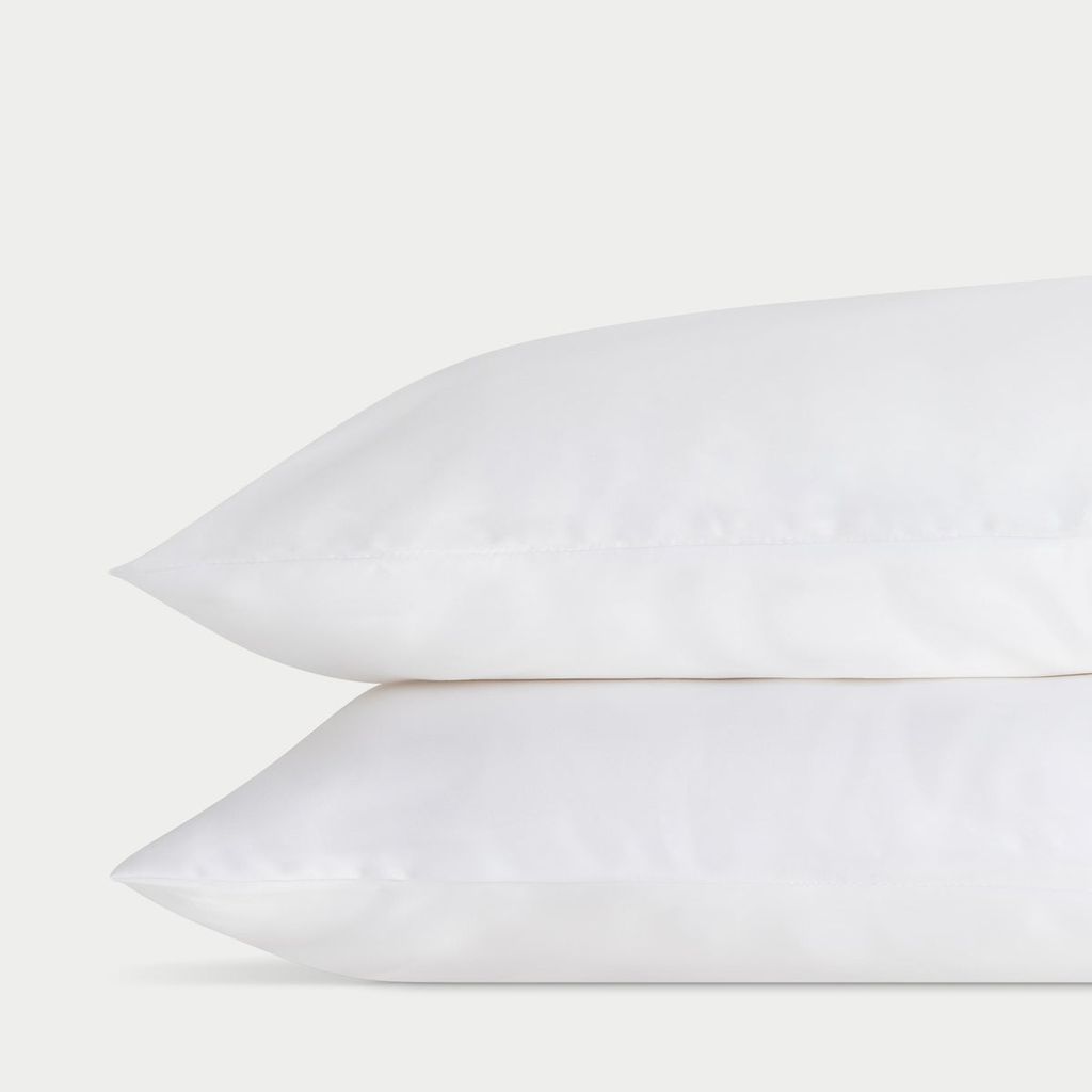 Bamboo Pillow Case Set - Standard Size - White
