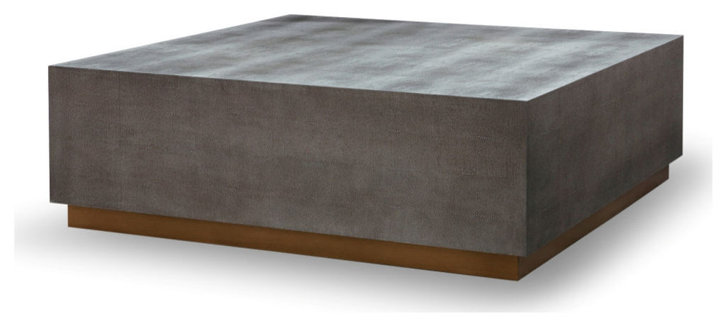 Mandalay Home Furnishings Clarence 60" Square Coffee Table Shagreen