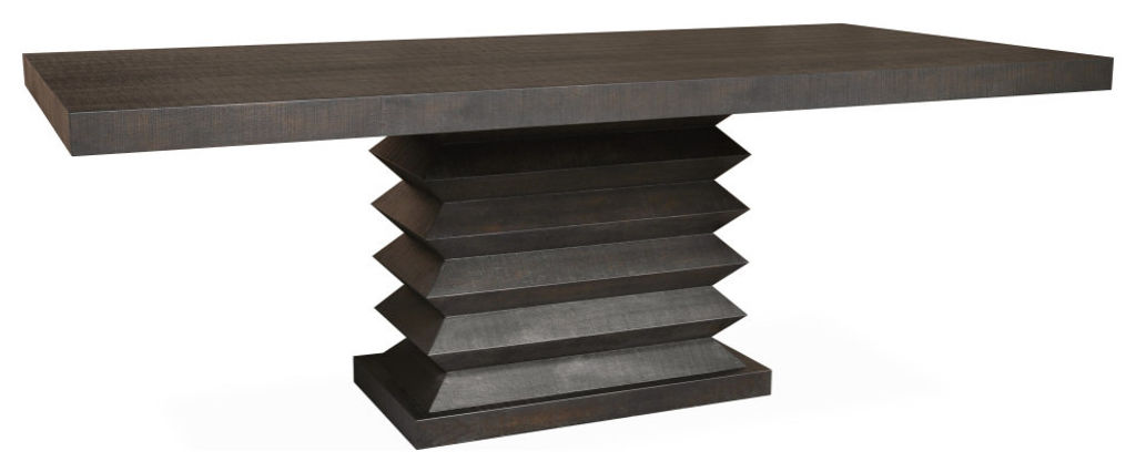Mandalay Home Furnishings Hudson Rectangular Dining Table Textured Coffee