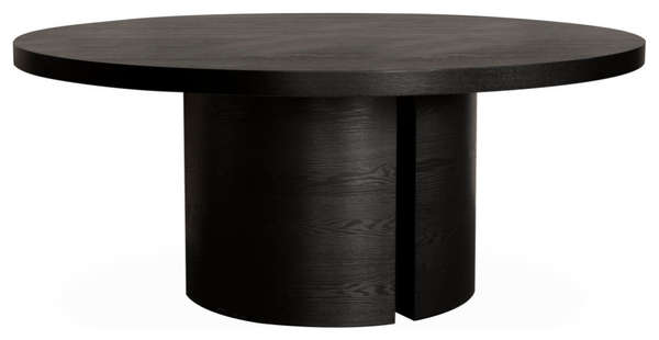 Lugano 72" Dining Table, Ebony Oak