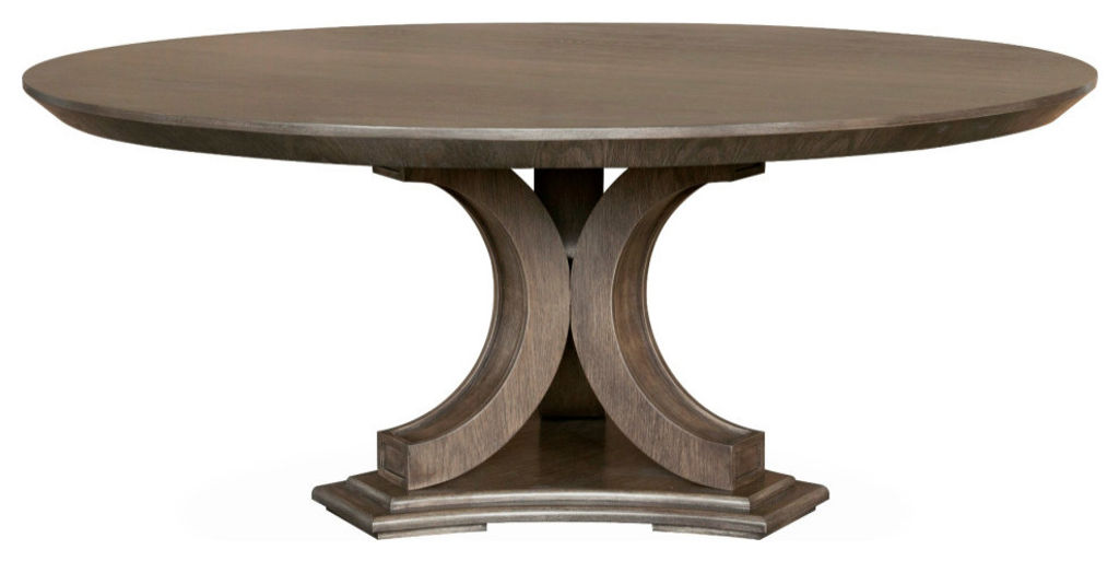 Preview image for 72" Round Dining Table, Smoke Grey
