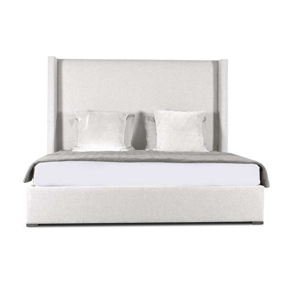 Aylet Plain Upholstered Bed, 87" X 86" X 67", White