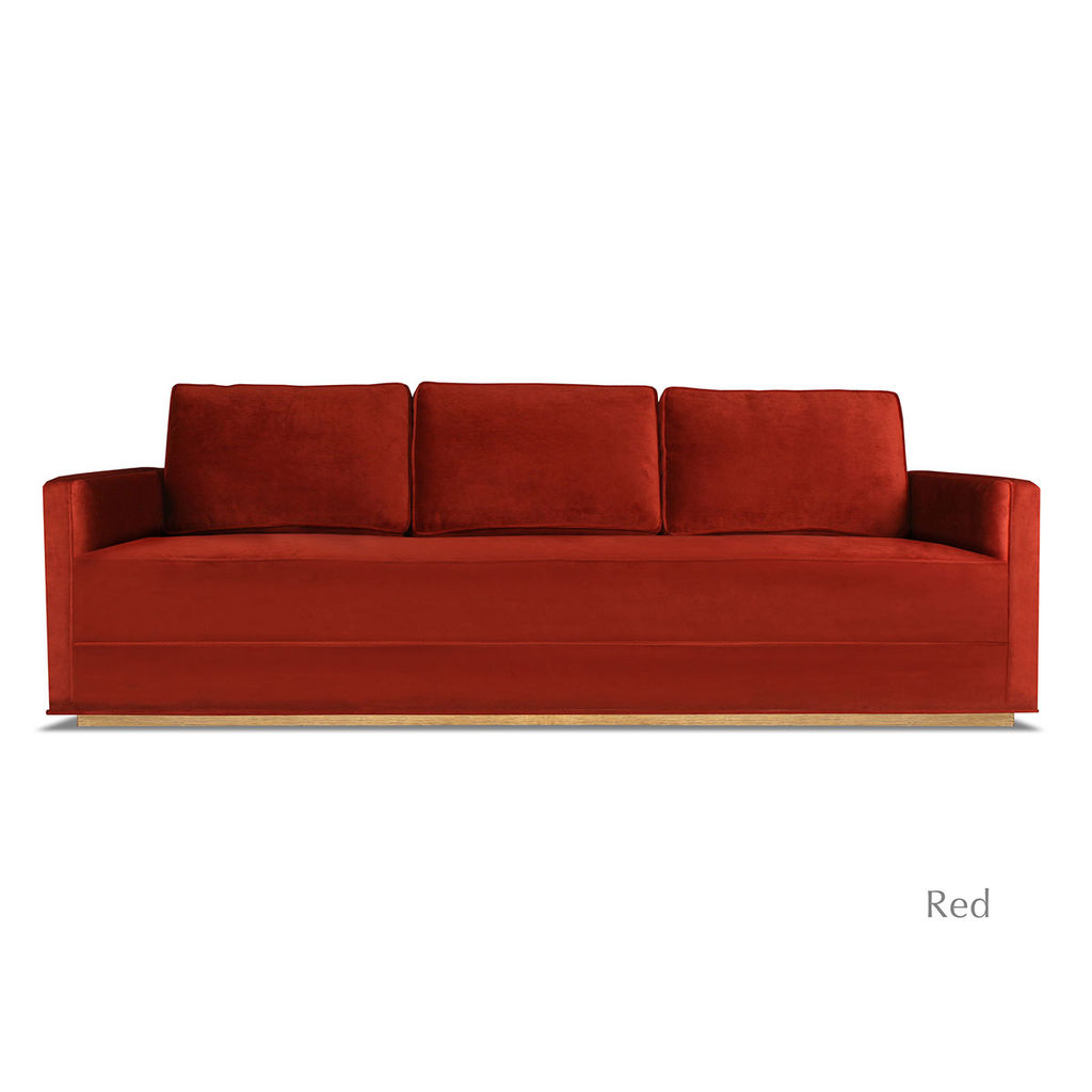Adalyn Sofa, 72" X 37" X 33", Red