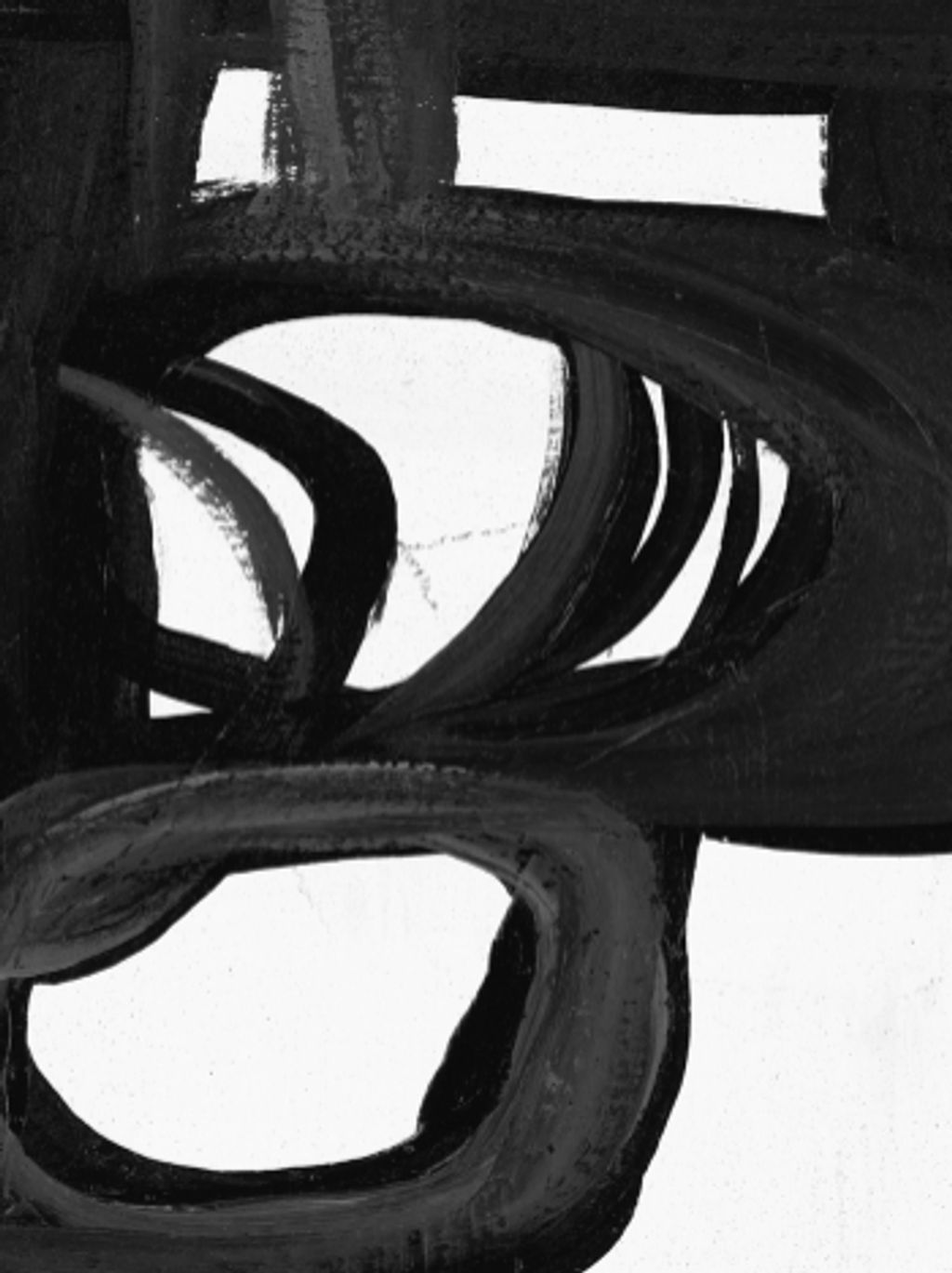 Fluid Motion 3 36" X 48", Black Cap Frame