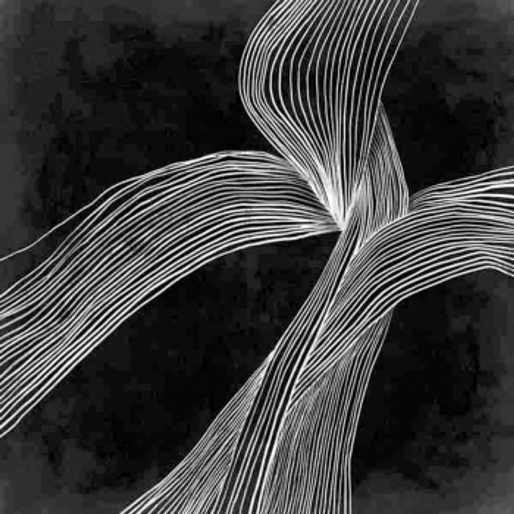 Preview image for Linear Motion 24" X 24", Black Cap Frame