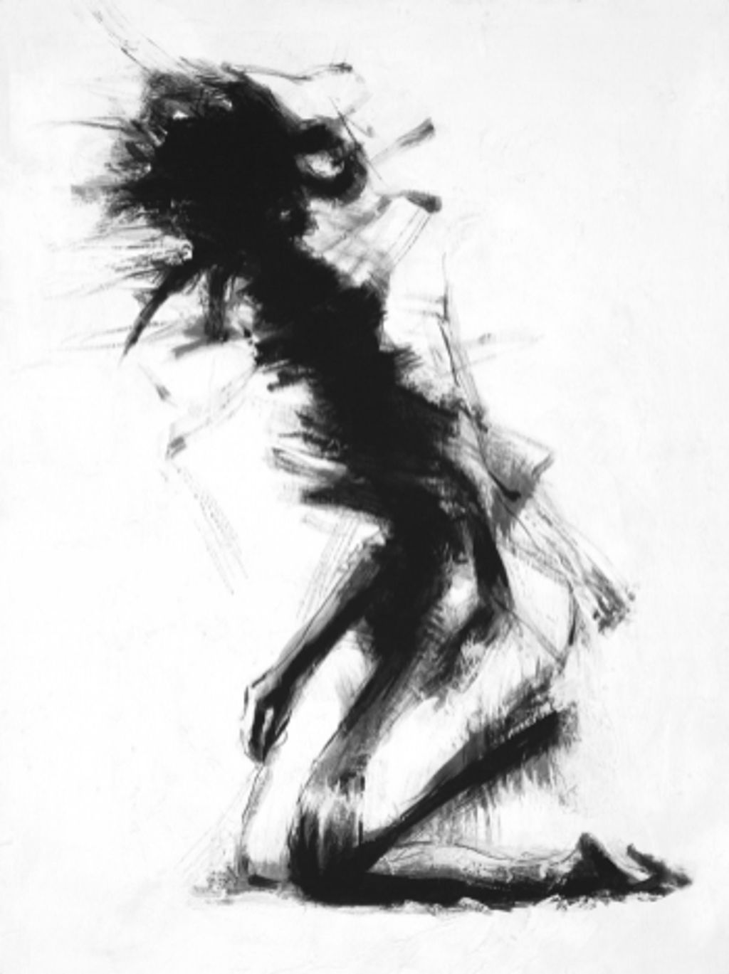 Preview image for Quiet Time II Black Floater Framed Wall Art 30" X 40"