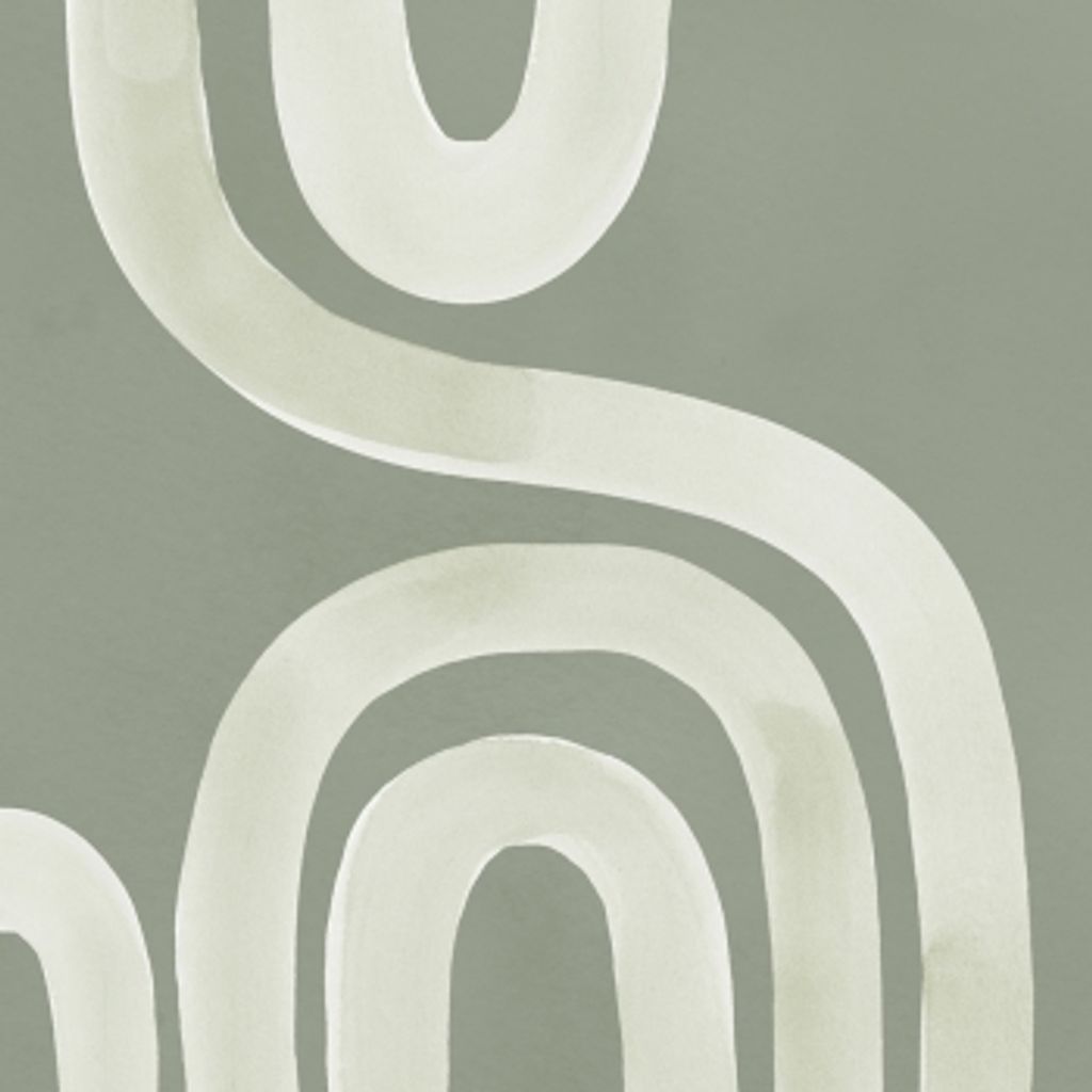 Preview image for Swerve 1 By Studio Nyc Design 24" X 24", Natural Frame With Gold Inner Lip
