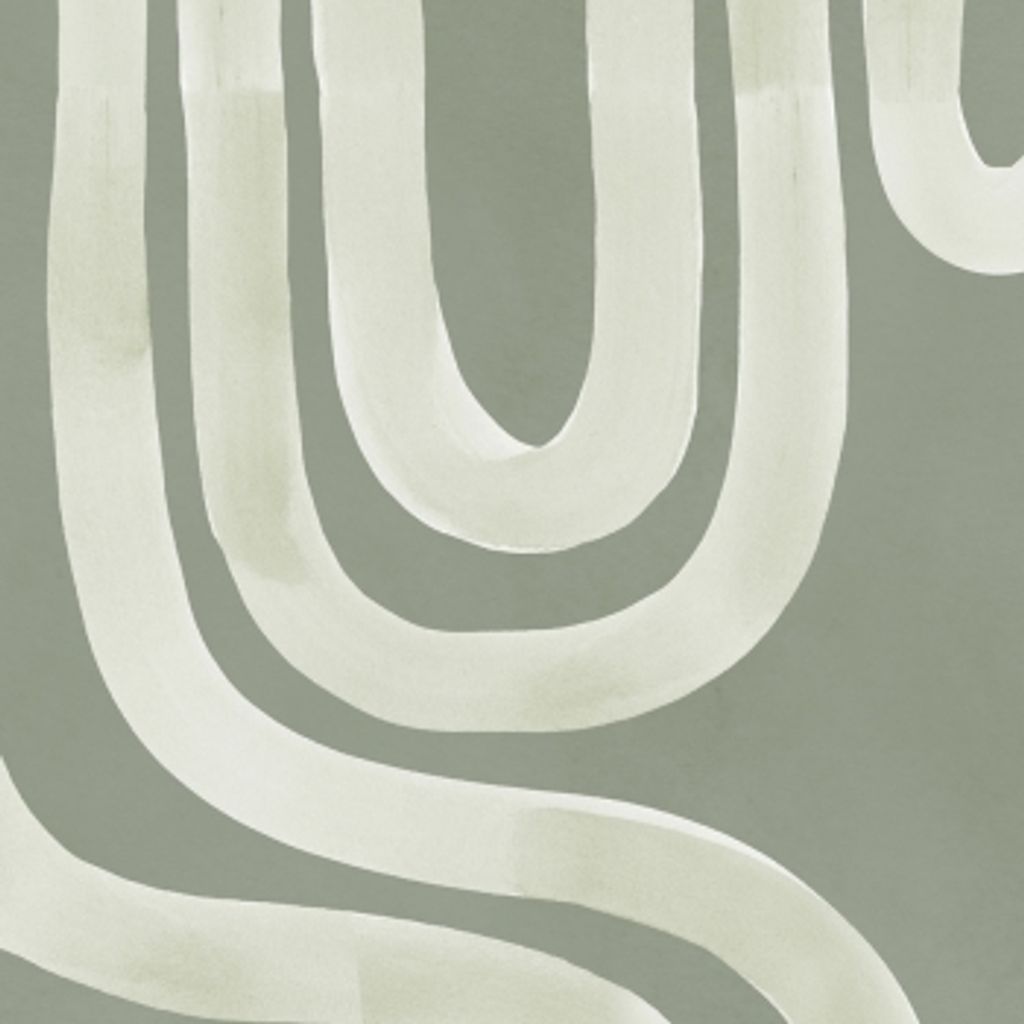 Preview image for Swerve 2 By Studio Nyc Design 24" X 24", Natural Frame With Gold Inner Lip