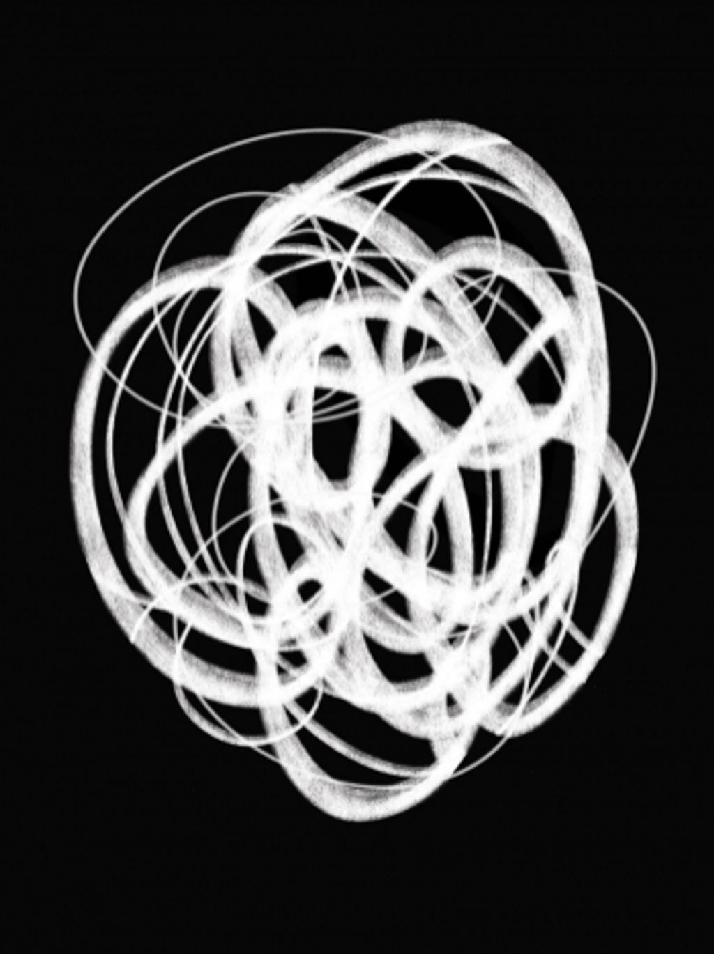 Preview image for Total Chaos 2 40" X 50", Black Cap Frame