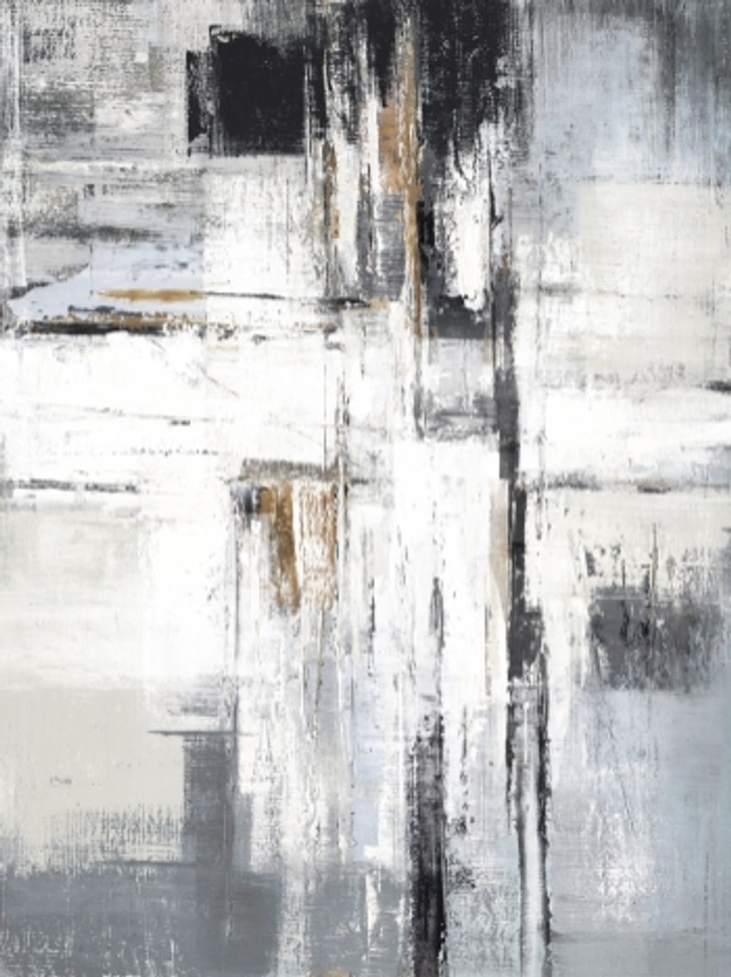 Preview image for Rustic Scratch 41.5" X 51.5", Black Cap Frame