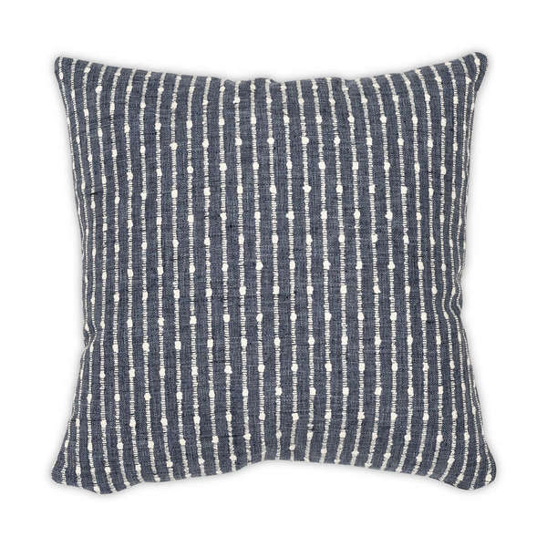 Indigo Feather Down Pillow 24" Square