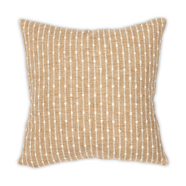 Wheat Feather Down Pillow 24" Square