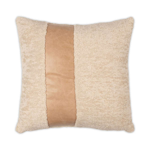 Ava 24" Oatmeal Down Feather Blend Pillow