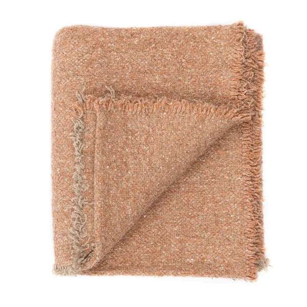 Riley 90" Coral Throw