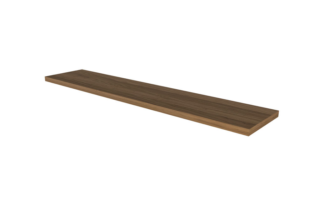 Adams Shelf Bundle (Brackets + Shelf Board) A1011-A1109, Walnut, Matte Black
