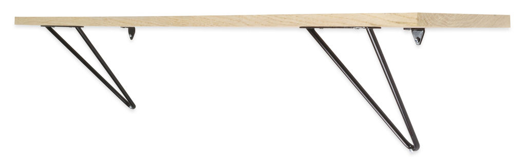 Adams Shelf Brackets A1011, Large, Large, Large, Black