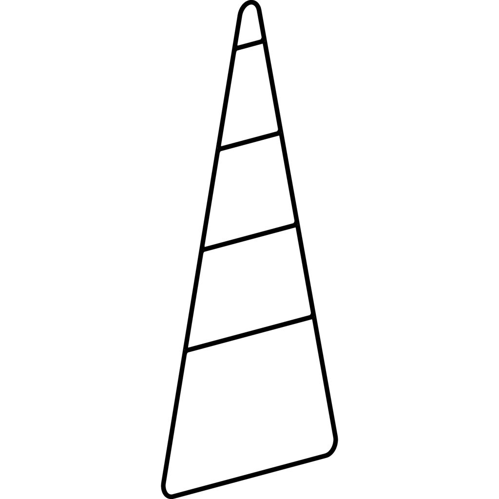Triangle Ladder, Black
