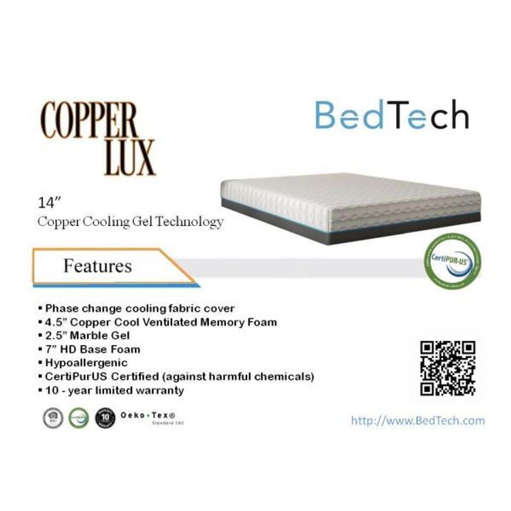 Preview image for Copperlux 14" King Mattress