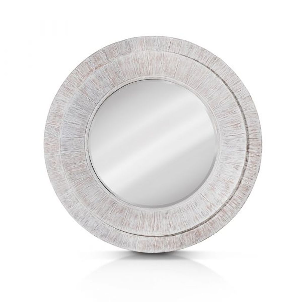 Megan Mirror, White Wash