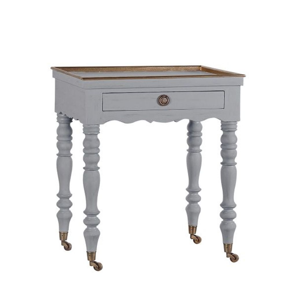 Marta Bar Cart, French Blue