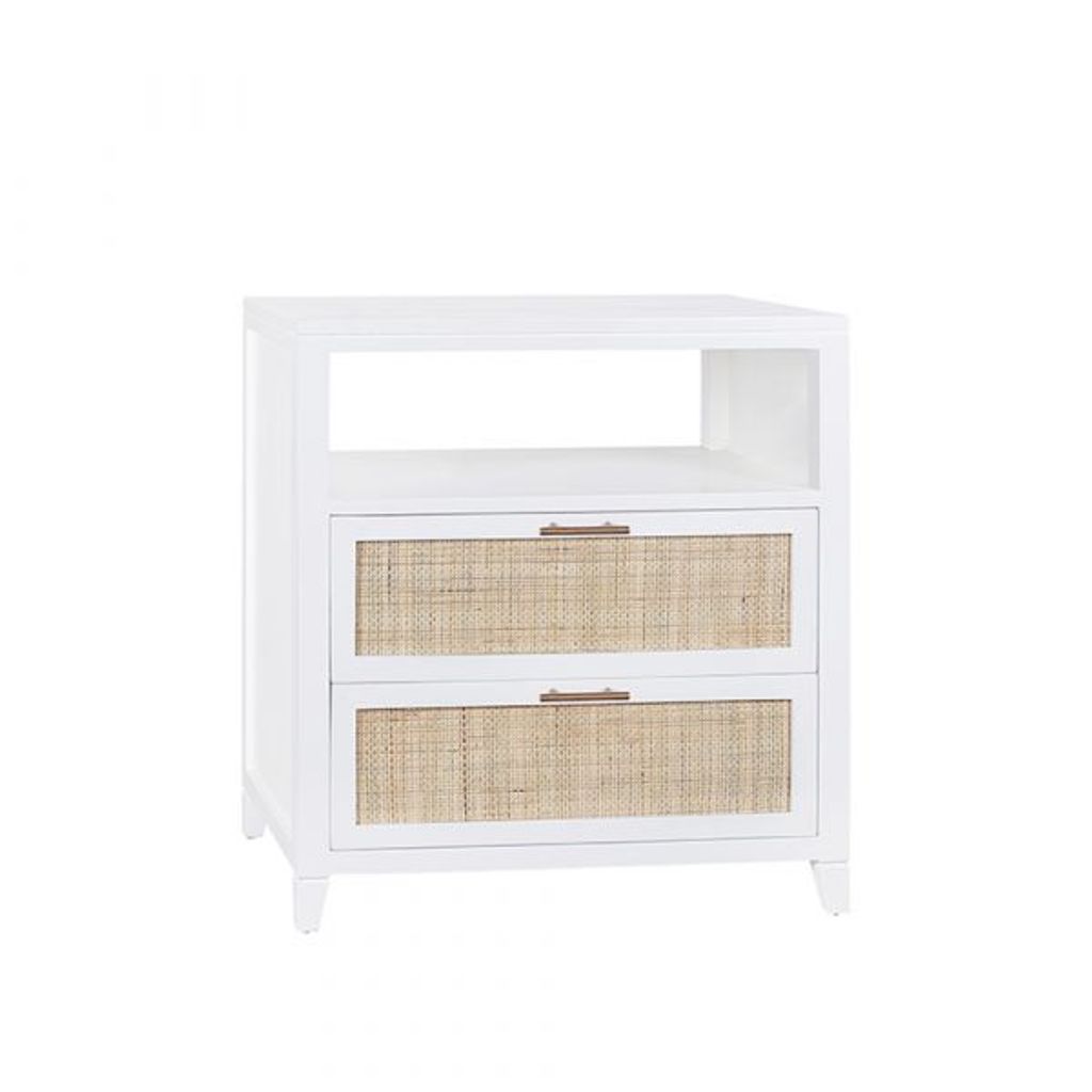 Preview image for Ava Cane Nightstand, White Sands
