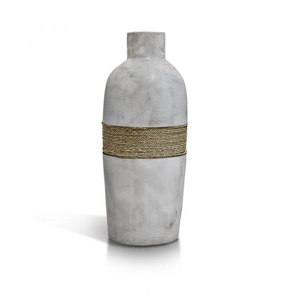 Preview image for Skinny Bottle Vase With Rattan Rope